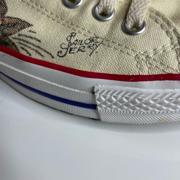 Converse Chuck Taylor Sailor Jerry Men's Sz 9 Women's Sz 11 Tattoo Print - Picture 5 of 12